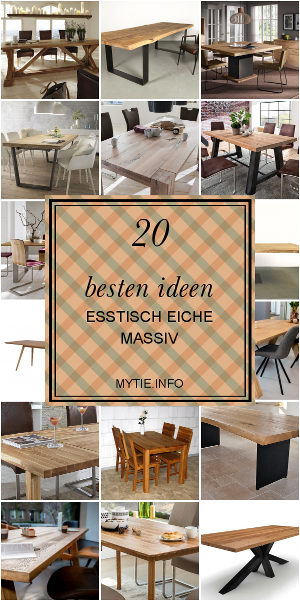 20 Besten Ideen Esstisch Eiche Massiv